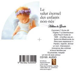 Le salut éternel des enfants non-nés - CD - CD195