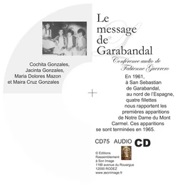 Le message de Garabandal - CD enseignement audio - CD75