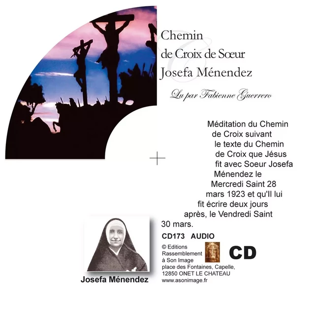 Chemin de croix de soeur Josefa Ménendez - CD - Josefa Menendez - RA IMAGE