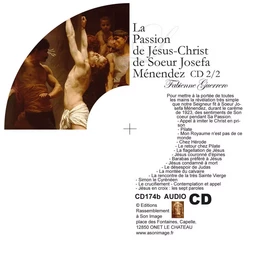 La passion de Jésus Christ de Soeur Josefa Ménendez - lot de 2 CD - L827