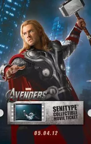 Senitype Avengers Thor -  Collectif - CHRONOSIUM