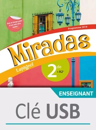 Miradas 2nde - Clé USB classe - Ed. 2019