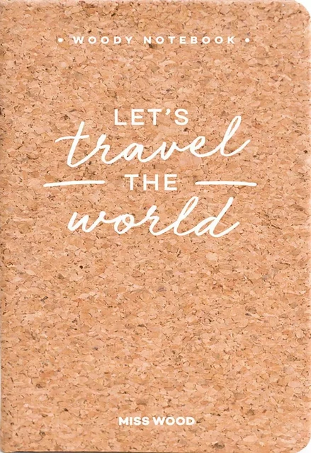 TRAVEL THE WORLD - CARNET DE NOTES A6 EN LIEGE -  - MISS WOOD