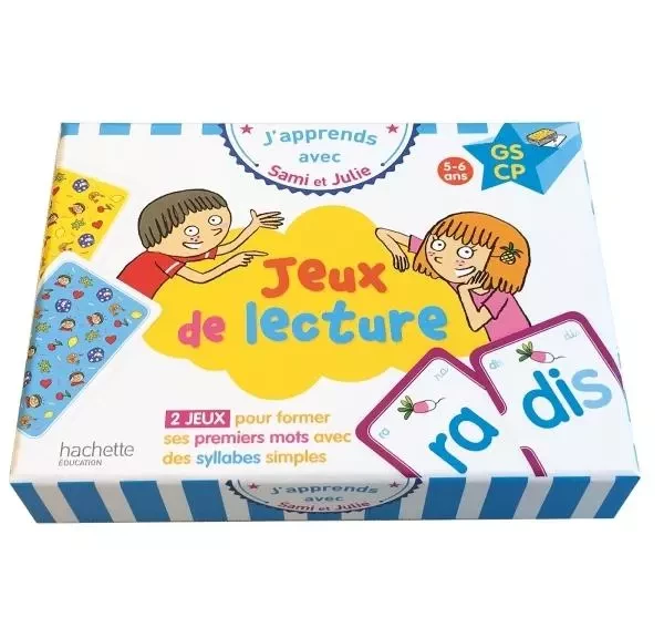 J'apprends avec Sami et Julie : Jeux de lecture -  - HACHETTE EDUC