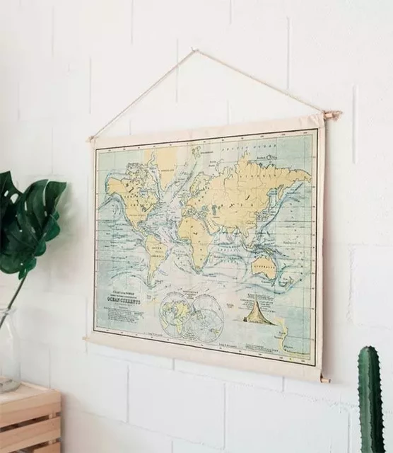 CARTE WOODY COTTON OCEANS 60 CM X 90 CM -  - MISS WOOD