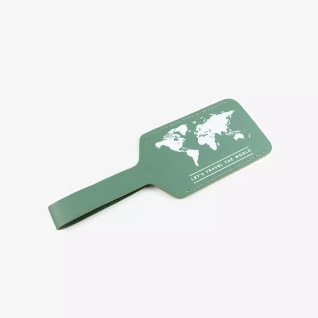 ETIQUETTE DE BAGAGE - VERT - 21X7CM LUGGAGE TAG (GREEN) -  - MISS WOOD