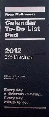 Ryan McGinness 2012 Calendar To Do List Pad /anglais -  MCGINNESS - GINGKO PRESS