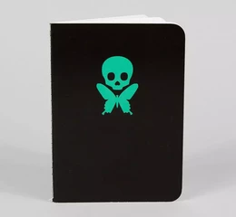 Butterfly Skull Notebook Super 7 /anglais