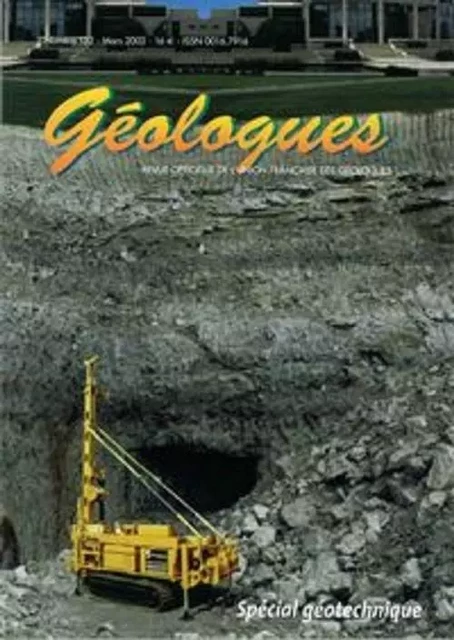 Spécial Géotechnique -  Collectif - SOCIETE GEOLOGI