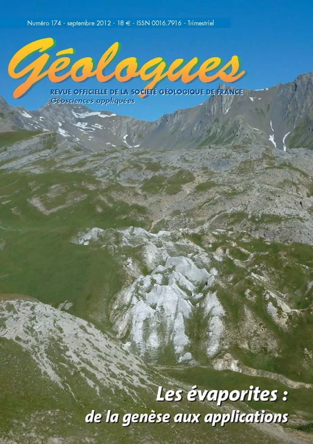 Les évaporites : de la genèse aux applications -  Collectif - SOCIETE GEOLOGI