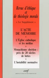 REVUE D'ÉTHIQUE ET DE THÉOLOGIE MORALE 210