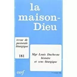 MAISON-DIEU 181 - MGR LOUIS DUCHESNE -  COLLECTIF SNPLS - CERF