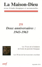 MAISON-DIEU 275 - DEUX ANNIVERSAIRES : 1943-1963