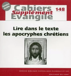 SCE-148 LIRE DANS LE TEXTE LES APOCRYPHES CHRÉTIENS