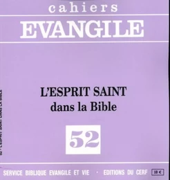 CE-52. L'ESPRIT SAINT DANS LA BIBLE