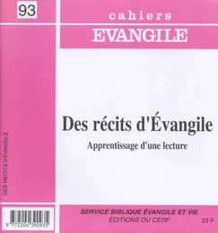 CE-93. Des récits d'Évangile