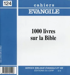 CE-124. 1000 LIVRES SUR LA BIBLE