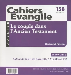 CE-158. LE COUPLE DANS L'ANCIEN TESTAMENT