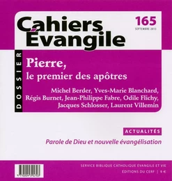 CE-165. PIERRE, LE PREMIER DES APÔTRES