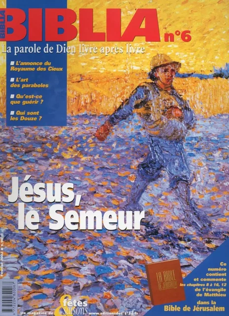 BIBLIA 06 - JESUS, LE SEMEUR -  Cuvillier elian - CERF