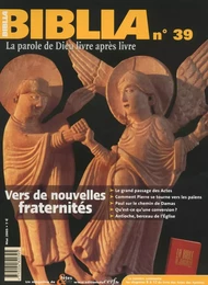 BIBLIA 39 - VERS DE NOUVELLES FRATERNITES