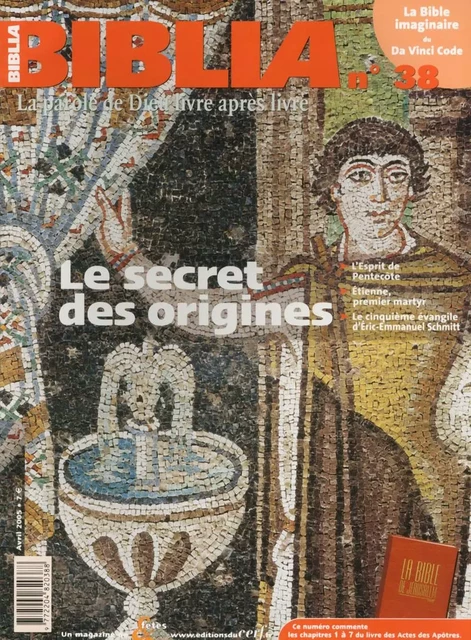 LE BIBLIA 38 - SECRET DES ORIGINES -  COLLECTIF BIBLIA - CERF