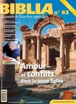 BIBLIA 63 - AMOUR, CONFLITS DANS LA JEUNE EGLISE -  COLLECTIF BIBLIA - CERF