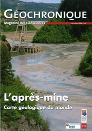 L'après-mine. Carte géologique du monde