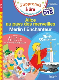 Disney - Alice au pays des merveilles / Merlin l'Enchanteur - Spécial DYS (dyslexie)