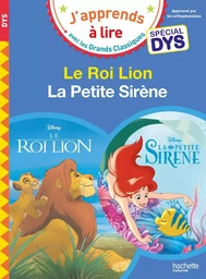 Disney - Le Roi Lion / La Petite Sirène - Spécial DYS (dyslexie)