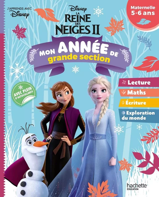 REINE DES NEIGES 2 - Mon année de Grande section (5 - 6 ans) -  Collectif - HACHETTE EDUC