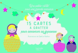 15 Cartes à gratter pour annoncer sa grossesse