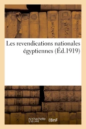 Les revendications nationales égyptiennes