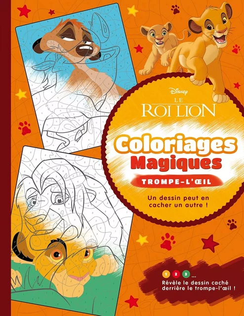 LE ROI LION - Coloriages Magiques - Trompe-l'oeil - Disney -  Collectif - DISNEY HACHETTE