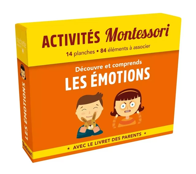 Boîte 1 Montessori - Les émotions - Chiara Piroddi - HACHETTE ENFANT