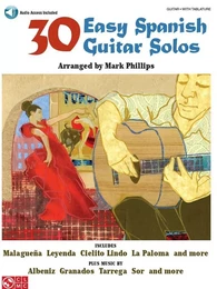 MARK PHILLIPS : 30 EASY SPANISH GUITAR SOLOS - RECUEIL + ENREGISTREMENT(S) EN LIGNE