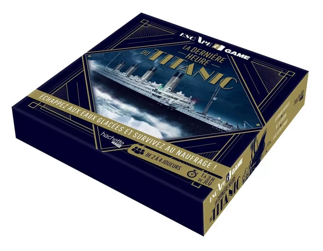 Escape game La dernière heure du Titanic - Nicolas Lozzi - HACHETTE HEROES