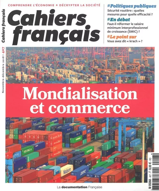 Mondialisation et commerce -  La Documentation française,  Collectif - DOC FRANCAISE