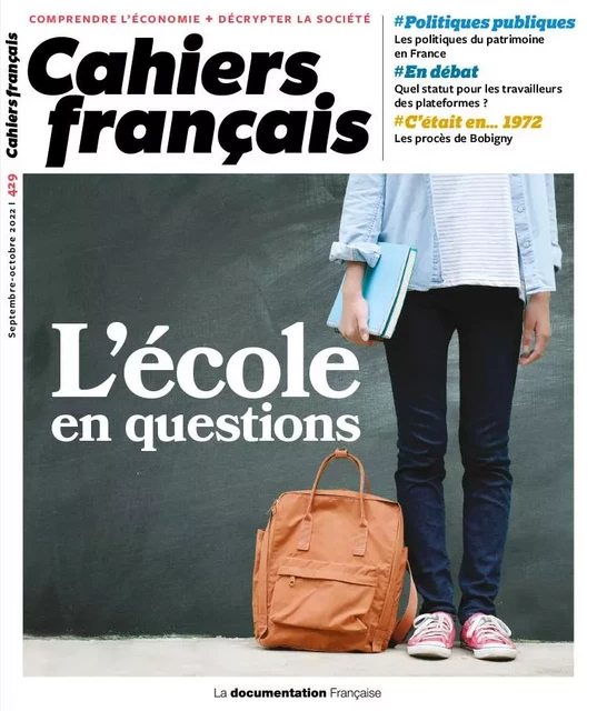 L'école en questions - Brice Fabre, Étienne Butzbach, Jean-marc Huart, Sarah Abdelnour - DOC FRANCAISE