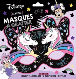 MINNIE ET LA LICORNE - Pochette Les Ateliers - Masques à gratter - Disney