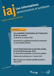 Les modalités d'attribution de l'indemnité de fin de contrat : Le décret du 23 octobre 2020