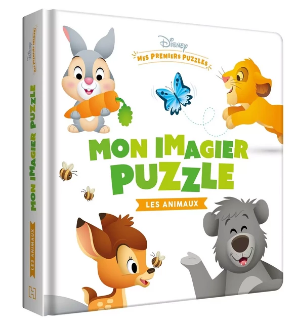 DISNEY BABY - Mes Premiers Puzzles - Les animaux - Imagier Puzzle 4 pièces -  Collectif - DISNEY HACHETTE