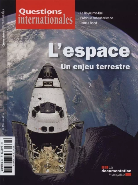 L'espace, un enjeu terrestre -  La Documentation française,  Collectif - DOC FRANCAISE