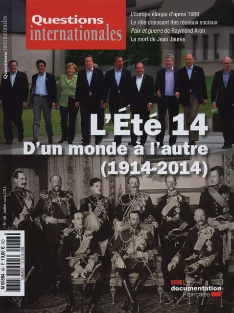 L'été 14 : D'un monde à l'autre (1914-2014) -  La Documentation française,  Collectif - DOC FRANCAISE