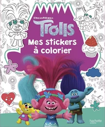 Dreamworks - Trolls- Mes Stickers à colorier