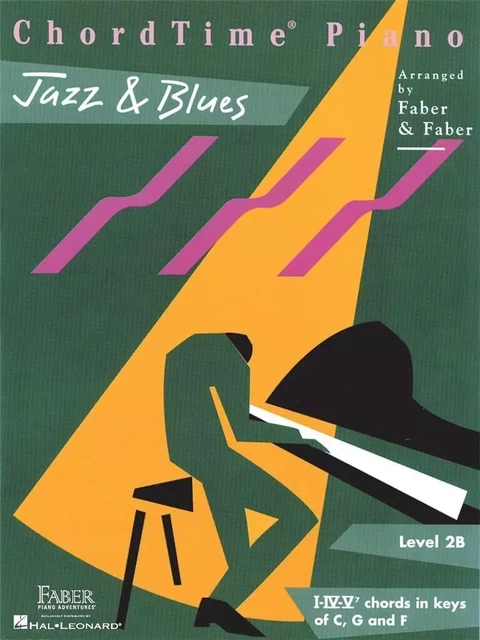 NANCY FABER : CHORDTIME PIANO JAZZ & BLUES LEVEL 2B -  NANCY FABER_RANDALL - HAL LEONARD