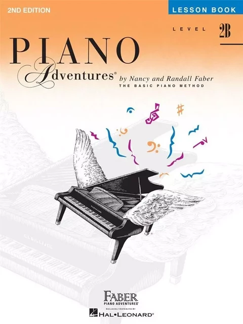 NANCY FABER : PIANO ADVENTURES LESSON BOOK LEVEL 2B -  NANCY FABER_RANDALL - HAL LEONARD