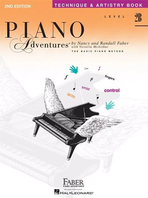 NANCY FABER : LEVEL 2B - TECHNIQUE & ARTISTRY BOOK - 2ND EDITION - PIANO -  NANCY FABER_RANDALL - HAL LEONARD