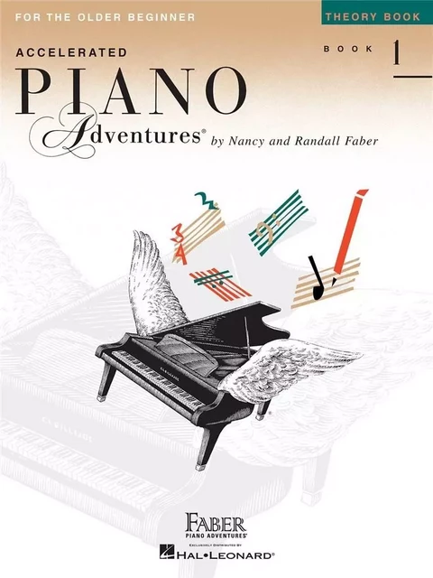 NANCY FABER : PIANO ADVENTURES FOR THE OLDER BEGINNER THEORY BK1 -  NANCY FABER_RANDALL - HAL LEONARD