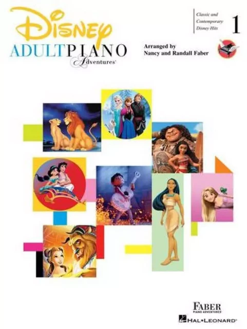 ADULT PIANO ADVENTURES - DISNEY BOOK 1 - CLASSIC AND CONTEMPORARY DISNEY HITS - PIANO -  DIVERS AUTEURS - HAL LEONARD